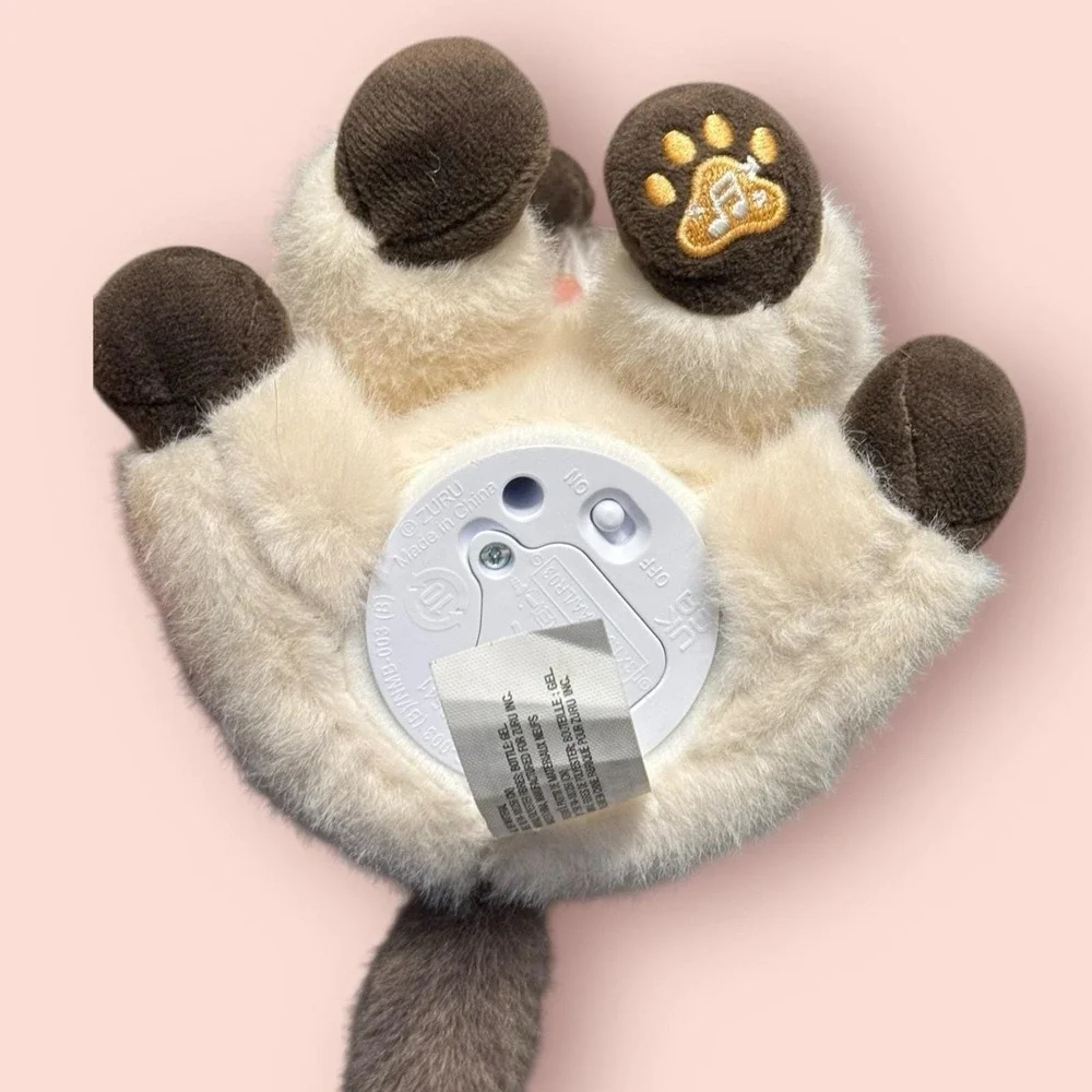 ZURU Pets Alive Junior Jiggly Pup Siamese Cat Plush Interactive Sound‎ Toy